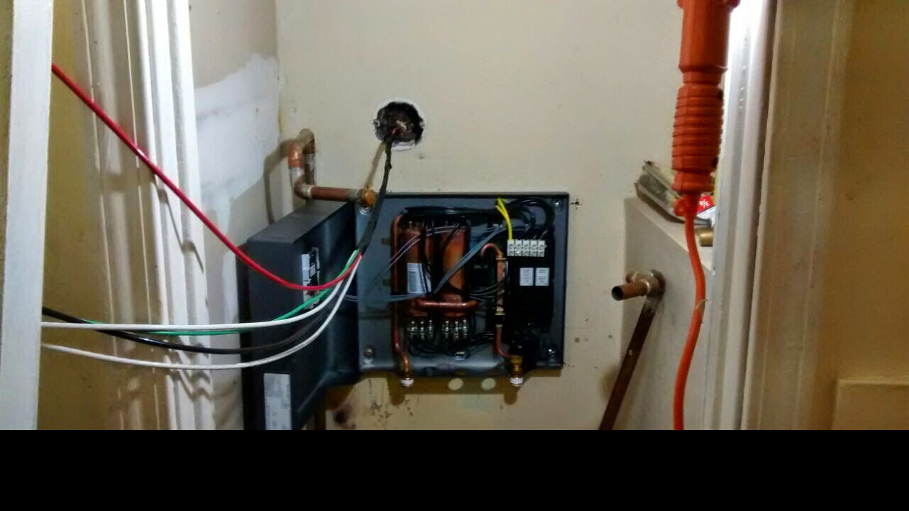 Tankless water heater service